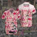 Elvis Presley Short Sleeve Button-Down Shirt - ANHNV 1827