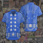 Elvis Presley Short Sleeve Button-Down Shirt - ANHNV 1831