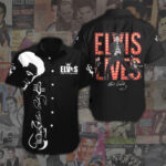 Elvis Presley Short Sleeve Button-Down Shirt - ANHNV 1860