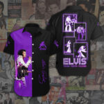 Elvis Presley Short Sleeve Button-Down Shirt – ANHNV 1864