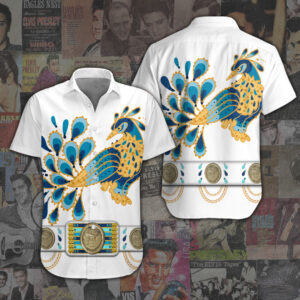 Elvis Presley Short Sleeve Button-Down Shirt - ANHNV 1945