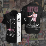 Elvis Presley Short Sleeve Button-Down Shirt - ANHNV 1947
