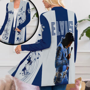 Elvis Presley Women's Patch Pocket Cardigan - ANHNV 1955