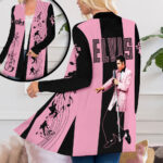 Elvis Presley Women's Patch Pocket Cardigan - ANHNV 1963