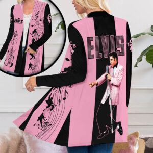 Elvis Presley Women's Patch Pocket Cardigan - ANHNV 1963