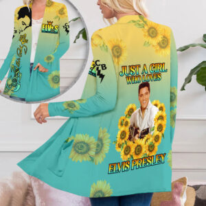 Elvis Presley Women's Patch Pocket Cardigan - ANHNV 3286