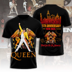 Queen Band x Freddie Mercury 3D Apparel - ANHNV 9357
