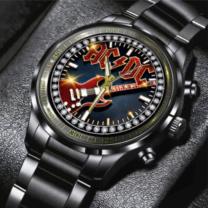 AC/DC Black Stainless Steel Watch - ANHNV 9382