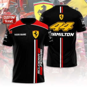 Personalized Scuderia Ferrari x Lewis Hamilton 3D Apparel - ANHNV 9458