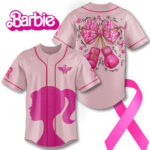 Barbie x Breast Cancer Awareness Baseball Jersey - TMTHU590