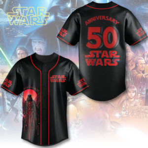 Star Wars x Darth Vader 50th Anniversary Baseball Jersey - TMTHU633