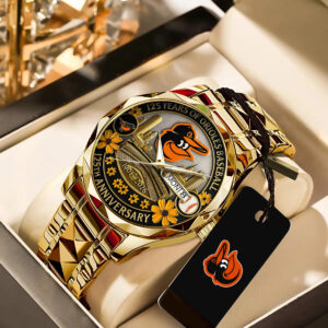 Baltimore Orioles 125th Anniversary 1901-2026 Alloy Luxury Quartz Watch - TANTN15619