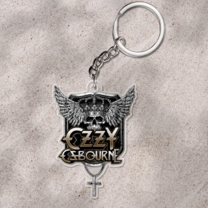Black Sabbath x Ozzy Osbourne Custom Shape 1-sided Keychain - HOATT 12069