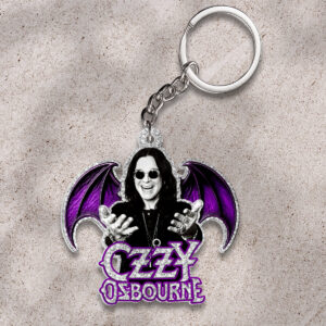 Black Sabbath x Ozzy Osbourne Custom Shape 2-sided Keychain - HOATT 12149