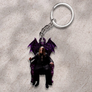 Black Sabbath x Ozzy Osbourne Custom Shape 2-sided Keychain - HOATT 12244