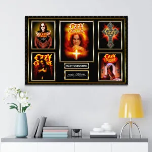 Black Sabbath x Ozzy Osbourne Rectangle Canvas With Inner Frame - HOATT 12133