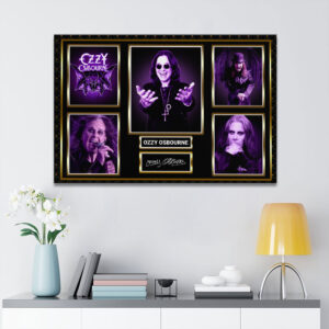 Black Sabbath x Ozzy Osbourne Rectangle Canvas With Inner Frame - HOATT 12134
