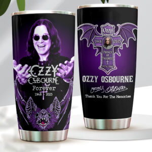 Black Sabbath x Ozzy Osbourne Tumbler Cup - HOATT 12013