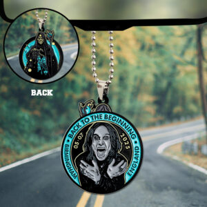 Ozzy Osbourne Custom shape 2-sided Acrylic Car Ornament - TANTN 14354