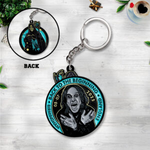 Ozzy Osbourne Custom Shape 2-sided Keychain - TANTN 14353