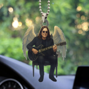 Black Sabbath x Ozzy Osbourne Custom shape 2-sided Acrylic Car Ornament - HOATT12507