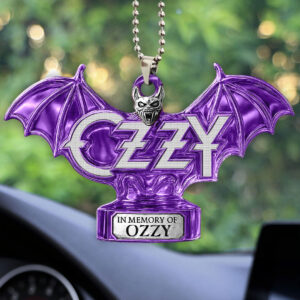 Black Sabbath x Ozzy Osbourne Custom shape 2-sided Acrylic Car Ornament - GNE 4125