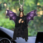 Black Sabbath x Ozzy Osbourne Custom shape 2-sided Acrylic Car Ornament - HOATT12469