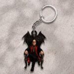 Black Sabbath x Ozzy Osbourne Custom Shape 2-sided Keychain - HOATT 12087
