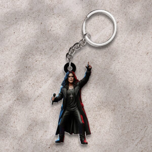 Black Sabbath x Ozzy Osbourne Custom Shape 2-sided Keychain - HOATT 12195