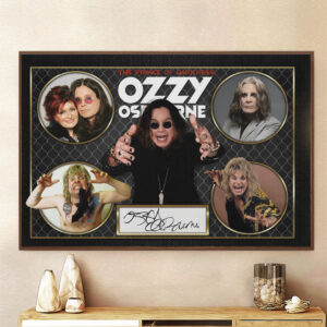Black Sabbath x Ozzy Osbourne Rectangle Canvas With Inner Frame - HOATT 12041