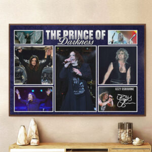 Black Sabbath x Ozzy Osbourne Rectangle Canvas With Inner Frame - HOATT 12099