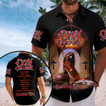 Black Sabbath x Ozzy Osbourne Short Sleeve Button-Down Shirt - HOATT12514