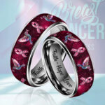 Breast Cancer Awareness Custom Alloy Ring - HOATT12396