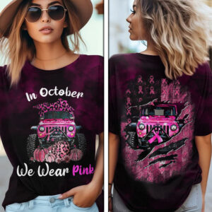 Breast Cancer Awareness x Jeep 3D Apparel - VANDH 3668