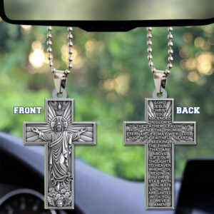 Christian Custom Shape 2-Side Printed Acrylic Car Ornament - TMTHU344