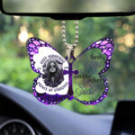 Ozzy Osbourne Custom Shape Clear 1-sided Acrylic Car Ornament - TMTHU498