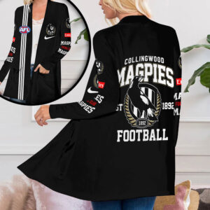 Collingwood FC Women's Patch Pocket Cardigan - VANDH 403