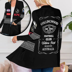 Collingwood FC Women's Patch Pocket Cardigan - VANDH 479
