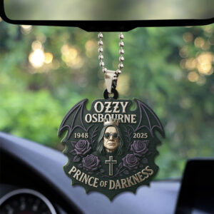 Ozzy Osbourne Custom Shape 1-sided Acrylic Car Ornament - TMTHU 134