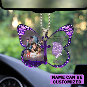 Personalized Elvis Presley Custom Shape Clear 1-sided Acrylic Car Ornament - TMTHU497