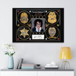 Elvis Presley Rectangle Canvas With Inner Frame - TMTHU503