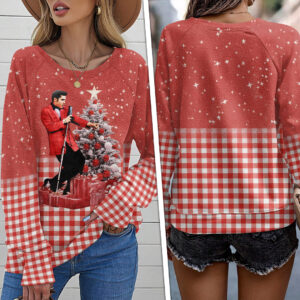 Elvis Presley Round Neck Raglan Sleeve Sweatshirt – TMTHU670