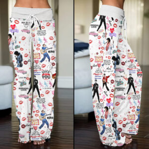 Elvis Presley High-Waisted Straight-Leg Trousers - TANTN 2936