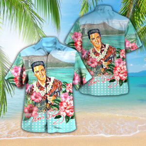 Elvis Presley 3D Hawaiian Apparel - VANDH 920