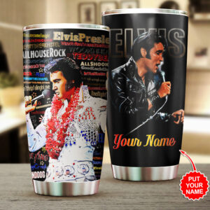 Personalized Elvis Presley Tumbler Cup - VANDH 519