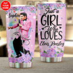 Personalized Elvis Presley Tumbler Cup - VANDH 3442