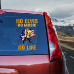 Elvis Presley Car Sticker - TANTN 5583