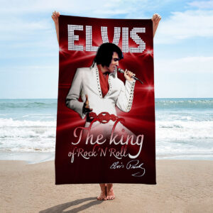Elvis Presley Rectangle Beach Towel - HOATT 11331