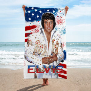Elvis Presley Rectangle Beach Towel - HOATT 11941
