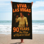 Elvis Presley Rectangle Beach Towel - TANTN 14058